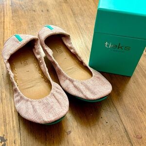 Tieks Palm Springs Vegan Pink Ballet Flats **sold out color**